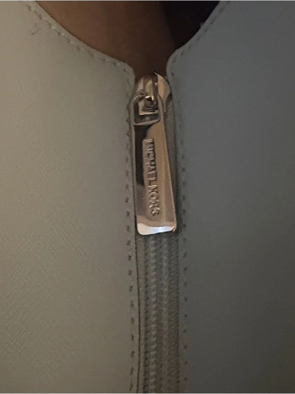 NWT Michael Kors Light Blue Saffiano Leather Tote with MK Charm